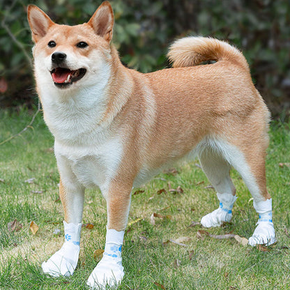 Waterproof Dog Boots For Puppy Disposable Outdoor Shoe Covers canrusupet