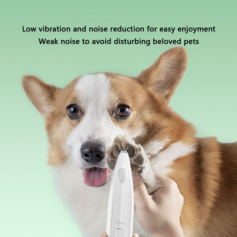 Pet Dog Clippers - LED Paw Hair Trimmer For Cats & Dogs canrusupet