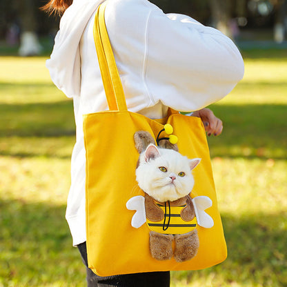 Crossbody With Pet Head Exposed Pet Carrier Bag For Dogs Cats canrusupet