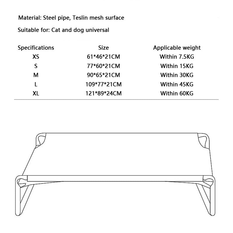 Marching Bed Style Bed Dog Kennel With Handrail For Big Dog canrusupet