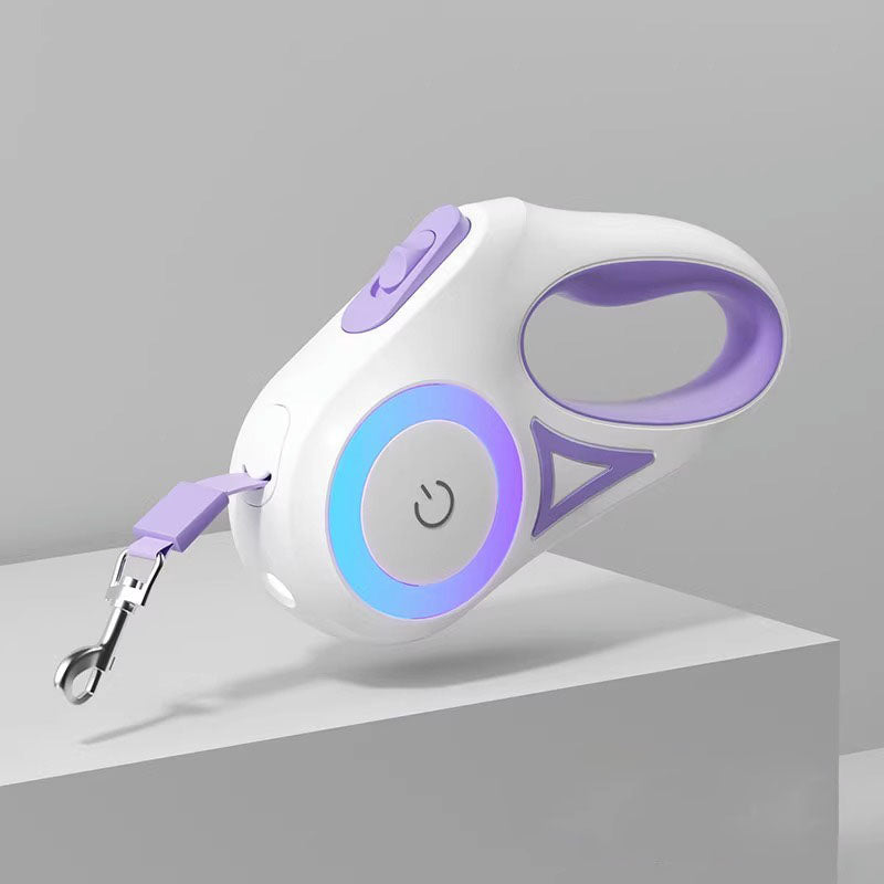 LED Retractable Dog Leash For Small/Medium Dogs
