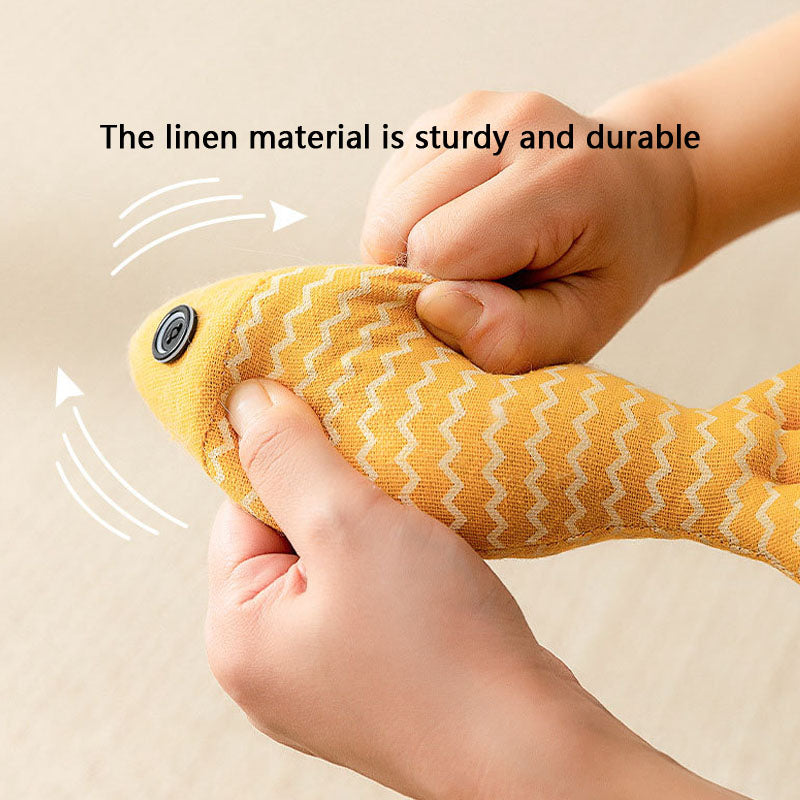 Catnip Fish Cat Toys For Kittens - Chew, Teaser & Self-Play canrusupet