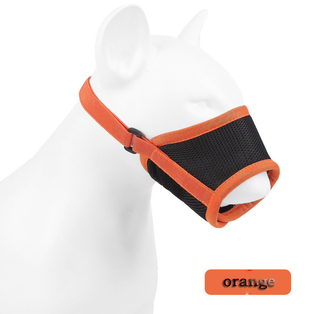 Breathable Mesh Cloth Dog Muzzle - canrusupet