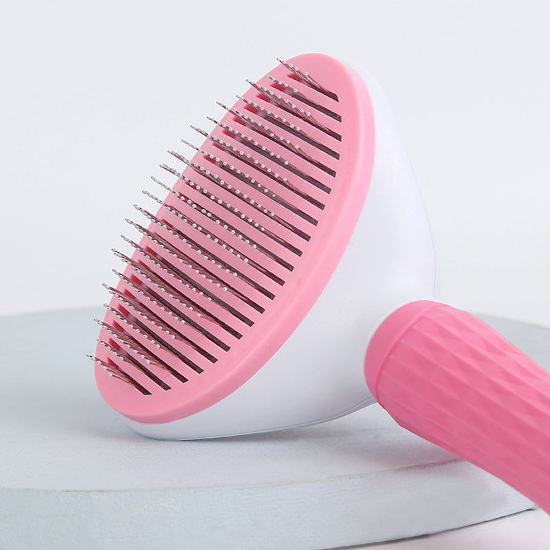 Pet Dog Brush Cat Comb Self Cleaning Pet Hair Remover Brush For Dogs Cats Grooming Tools Pets Dematting Comb Dogs Accessories - canrusupet