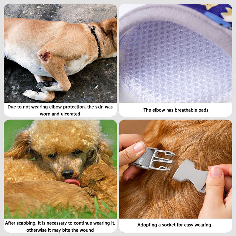 Joint Protection Cover Elbow Pads For Medium To Large Dogs canrusupet