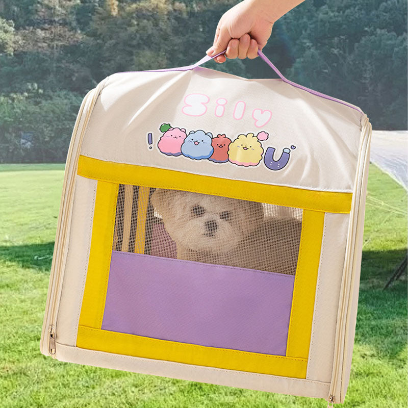 Outdoor Multifunctional Dog Kennel For Small Dogs Cats canrusupet