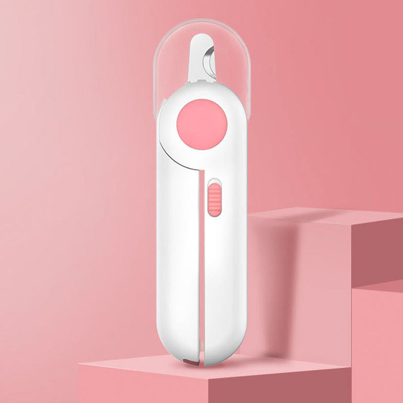 Round Head LED Lamp Nail Clippers For Cat And Dog Universal canrusupet