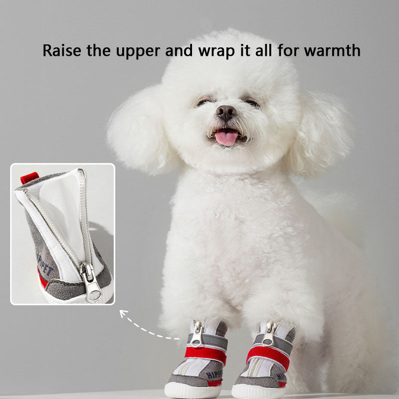 Dog Snow Boots: Winter Slip-Resistant Durable Shoes For Dogs canrusupet