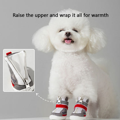 Dog Snow Boots: Winter Slip-Resistant Durable Shoes For Dogs canrusupet