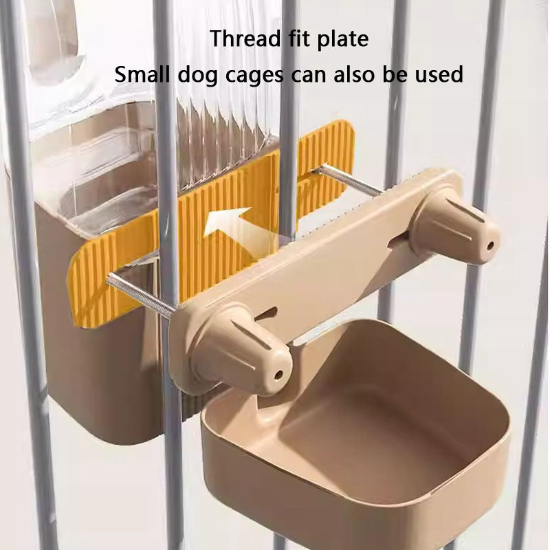 Adjustable Dog/Cat Water Fountain Bowl - Hanging Feeder canrusupet