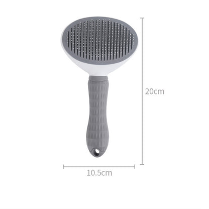 Pet Dog Brush Cat Comb Self Cleaning Pet Hair Remover Brush For Dogs Cats Grooming Tools Pets Dematting Comb Dogs Accessories - canrusupet