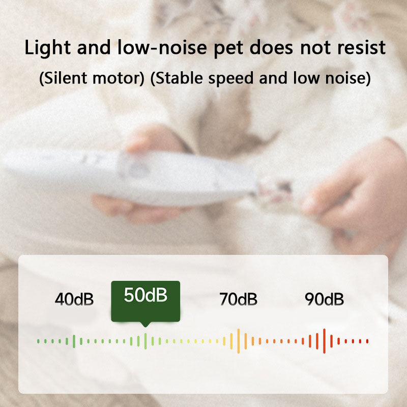 Ceramic Double Headed USB Charging Dog Clippers For Pet canrusupet