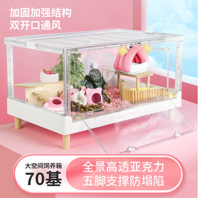 Hamster Feeding Box Pet Villa - canrusupet