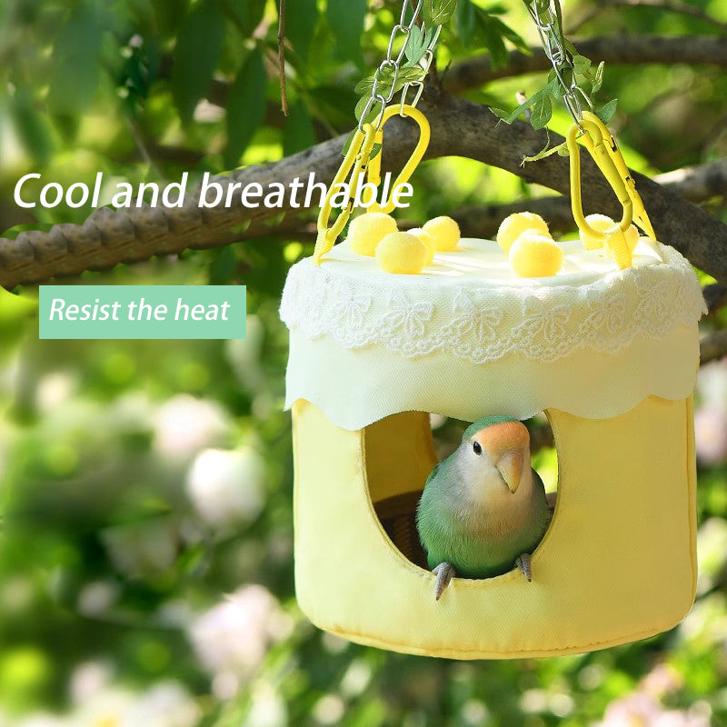 Parrot Cake Bird House Cool and Breathable - canrusupet