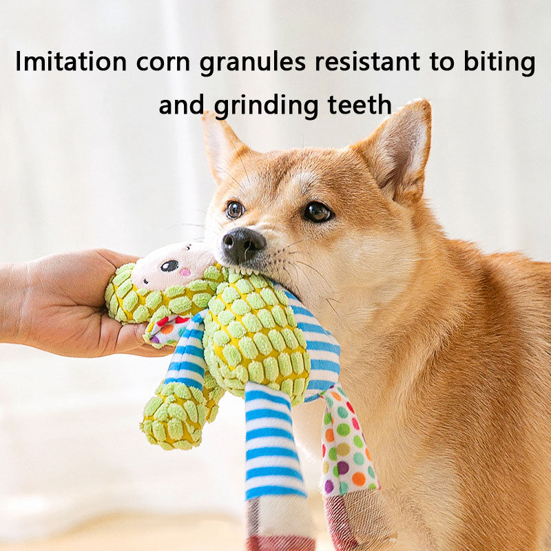 Plush Chew Dog Toys For Puppy - Teething,Training & Calming canrusupet