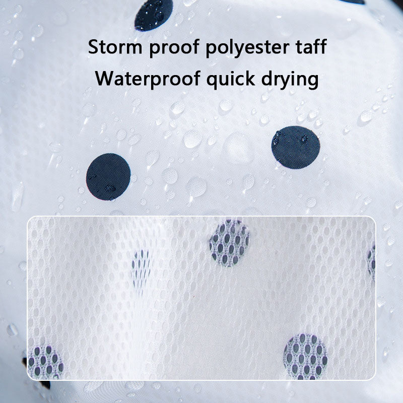 Dog Raincoat Waterproof, Polka Dot Bear Pet Cape Coat canrusupet