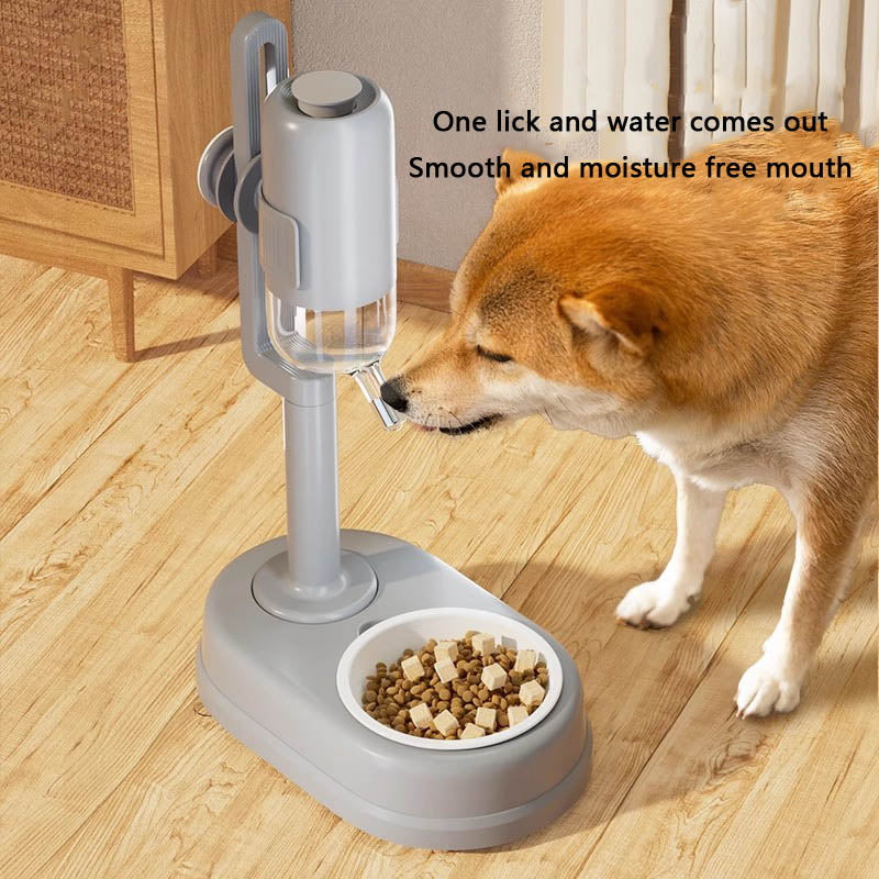 Removable Dog Bowl Water Fountain Integrated Type canrusupet