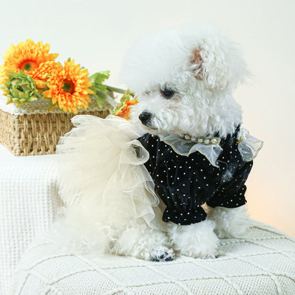 Dog Or Cat Clothes Lace dress - canrusupet