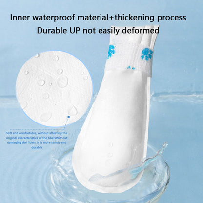 Waterproof Dog Boots For Puppy Disposable Outdoor Shoe Covers canrusupet