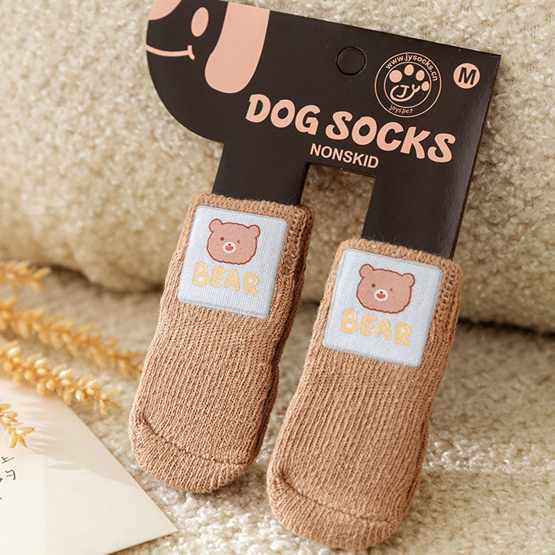 Non-slip Knitted Cotton Socks Of Dogs Cats canrusupet