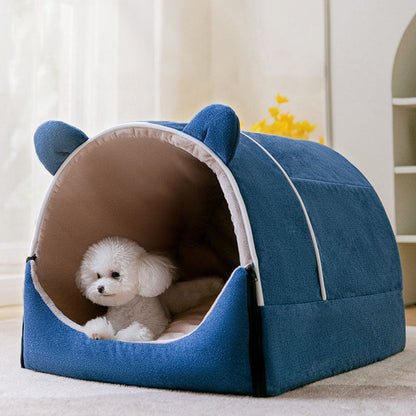 House Design Enclosed Removable And Washable Dog Kennel canrusupet