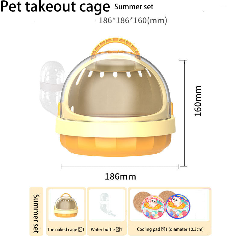 Hamster Cage Go Out On The Go - canrusupet