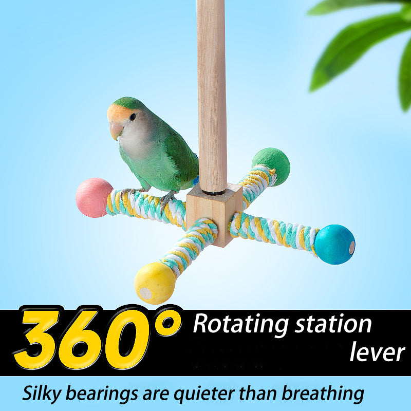 Parrot Toy Wind Stand Resistant To Biting