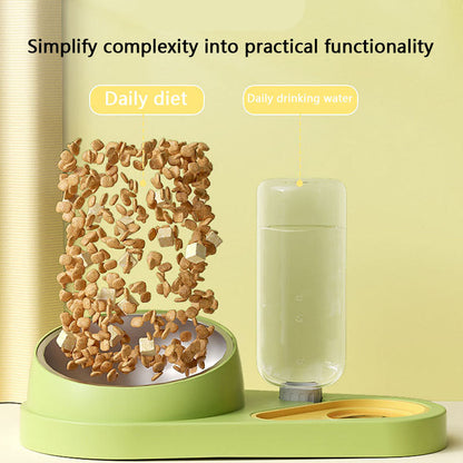 Automatic Dog Bowl Water Fountain Integrated Type canrusupet