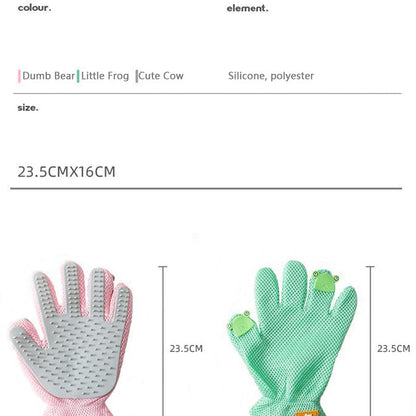 One Glove With Silicone Comb To Comb Floating Hair For Pet canrusupet