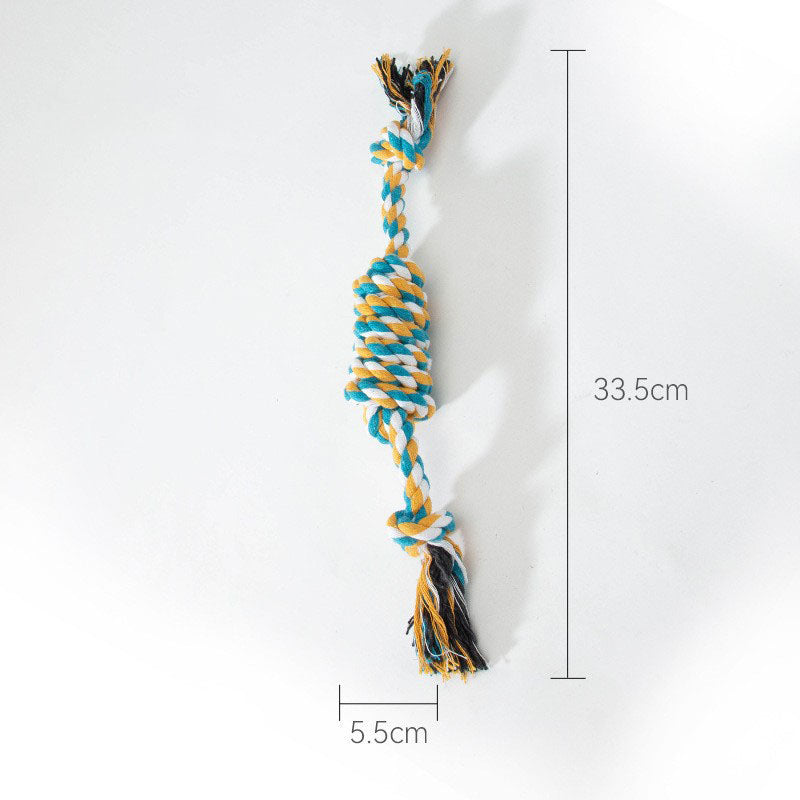 Durable Rope Dog Chew Toys For Small/Medium Dogs Training canrusupet