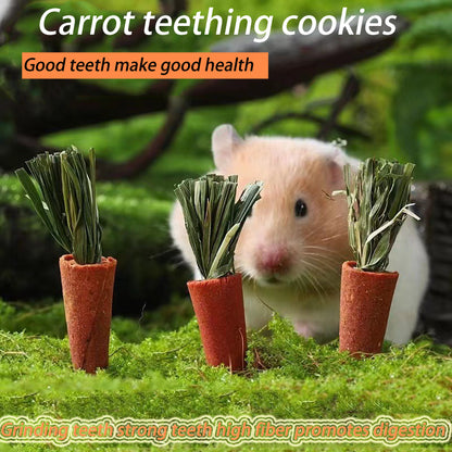 Hamster Carrot Teething Stick - canrusupet