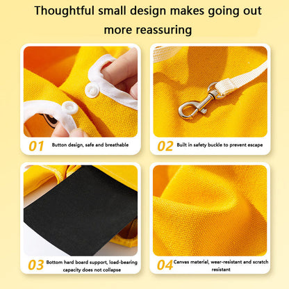 Pet Carrier Bag For Dogs - Breathable Crossbody Mesh Window canrusupet