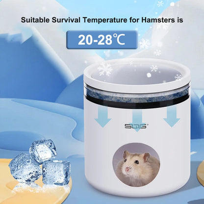 Hamster Cooling Nest Shelter Sleeping Nest Guinea pig Summer Shelter Small House - canrusupet