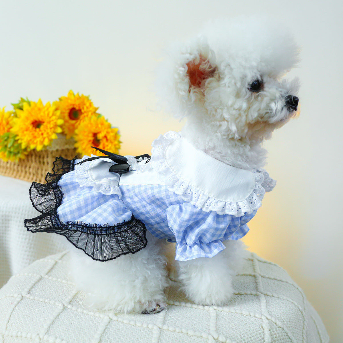 Dog Or Cat Clothes Doll Collar Skirt - canrusupet