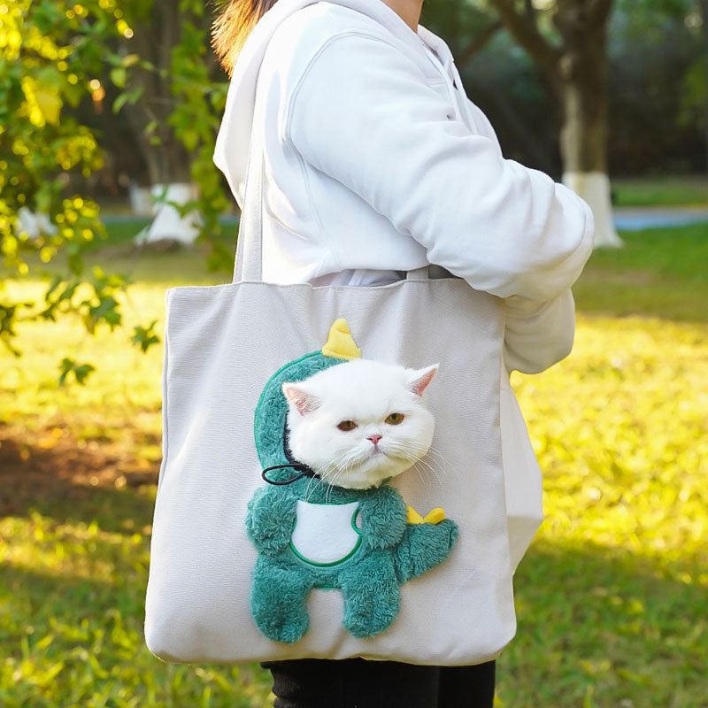 Crossbody With Pet Head Exposed Pet Carrier Bag For Dogs Cats canrusupet