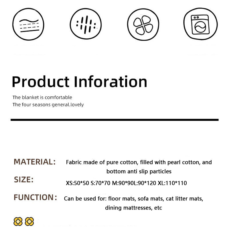 Multiple Scenarios Available Non-slip Dog Cushion For Pet canrusupet