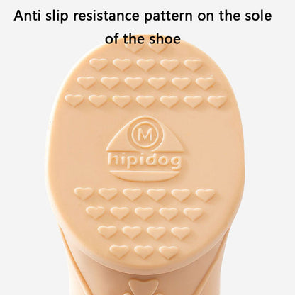 Dog Rain Boots: Waterproof Silicone High-Cuff For Small Dogs canrusupet