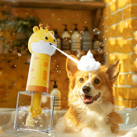 Electric Bubble Machine For Pet Bathing canrusupet