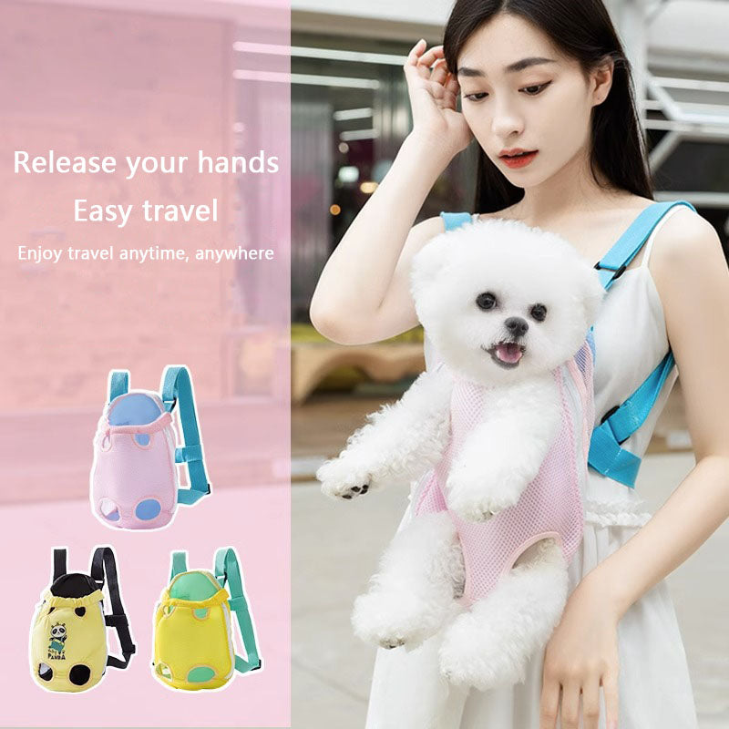Dog Backpack Carrier - Dual Shoulder For Small Dogs & Cats canrusupet