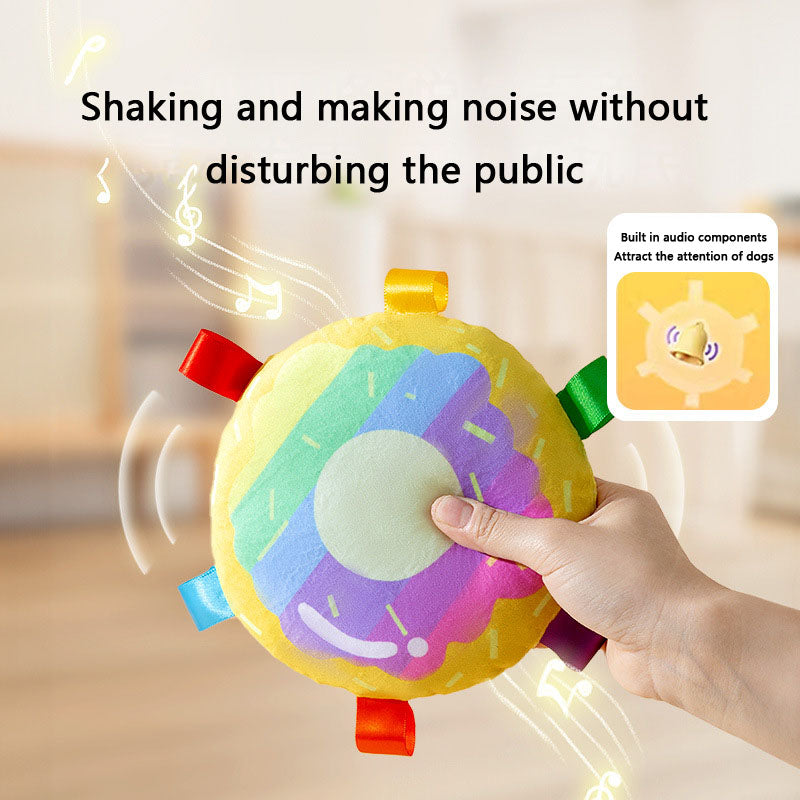 Squeaky Plush Flying Disc Dog Toys - Durable Puppy Chew Toy canrusupet