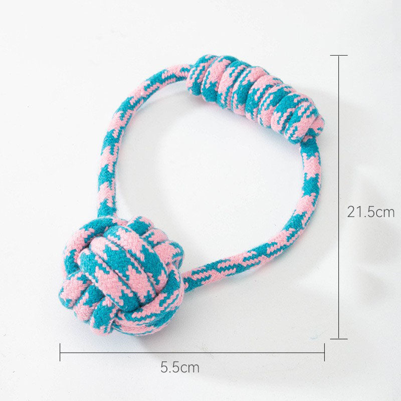 Durable Rope Dog Chew Toys For Small/Medium Dogs Training canrusupet