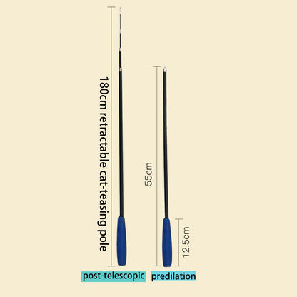 Retractable Cat Fishing Stick - canrusupet