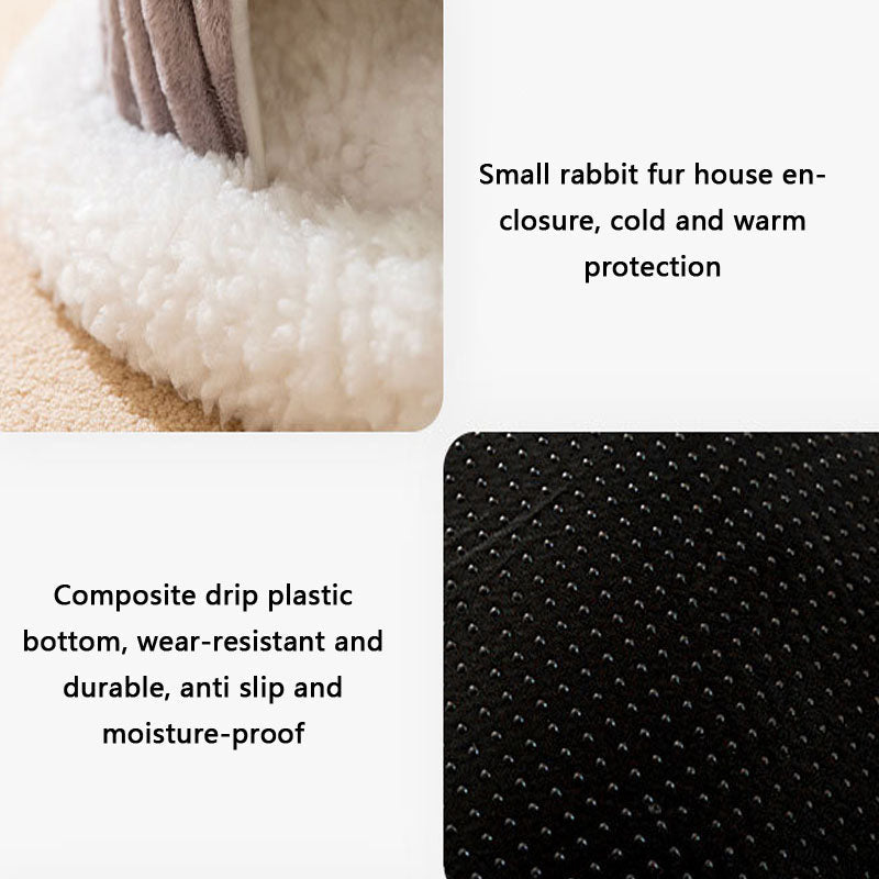 Arctic Snowhouse Enclosed Pumpkin Style Cat Bed For Pet canrusupet