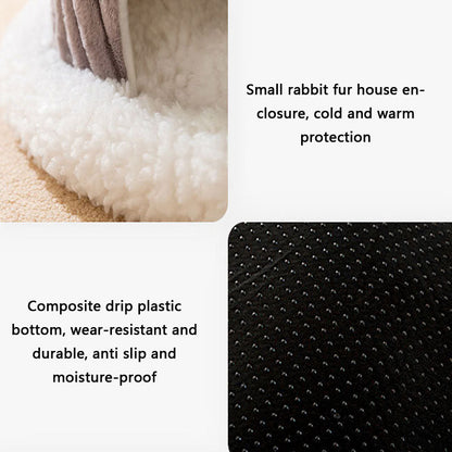 Arctic Snowhouse Enclosed Pumpkin Style Cat Bed For Pet canrusupet