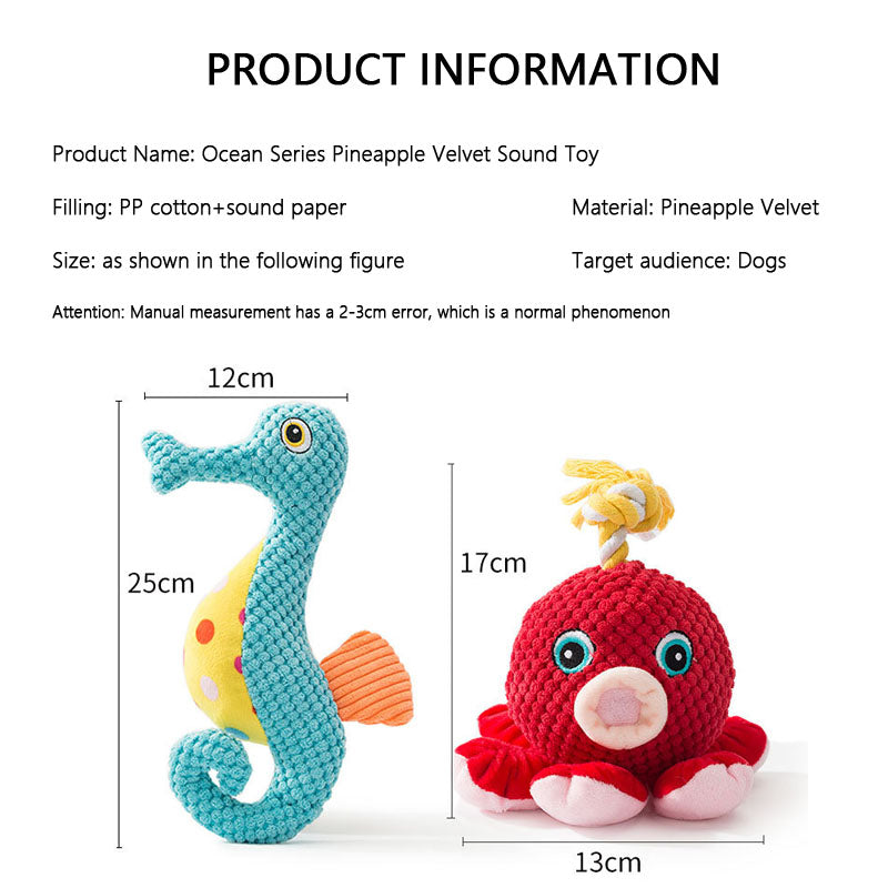 Chewproof & Durable Squeaky Dog Toys For Dogs All Body Types canrusupet