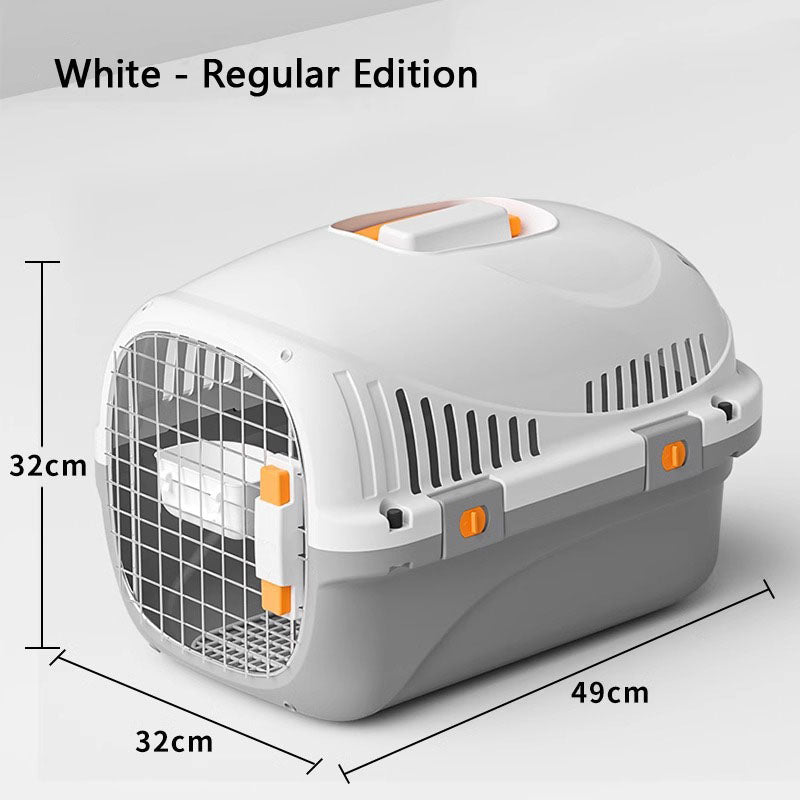 Portable Airline Pet Carrier – Hard-Sided Dog & Cat Travel Crate canrusupet