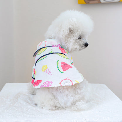 Dog Or Cat Clothes House Pajamas - canrusupet