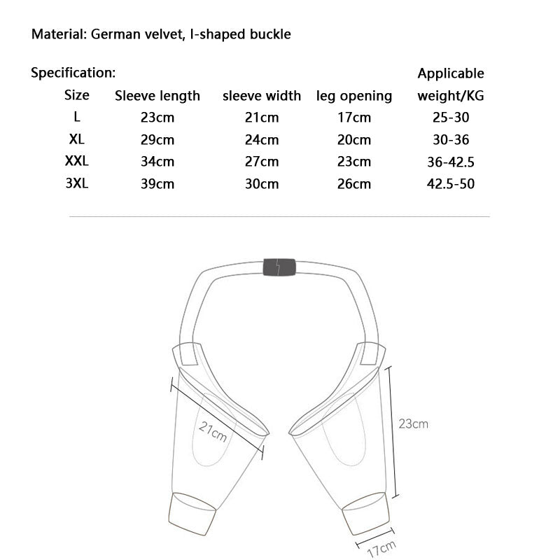 Joint Protection Cover Elbow Pads For Medium To Large Dogs canrusupet