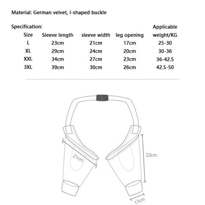 Joint Protection Cover Elbow Pads For Medium To Large Dogs canrusupet